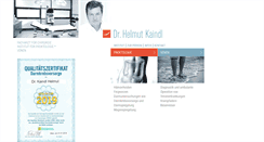 Desktop Screenshot of drkaindl.at